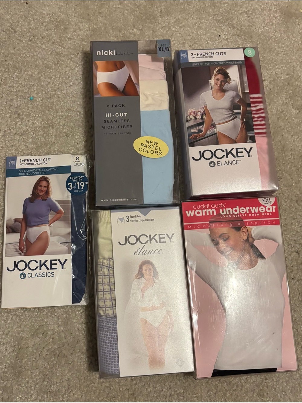 Assorted Women’s Underwear size XL